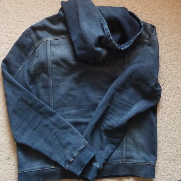 Mens XL True religion hooded denim jacket - Picture 5 of 5